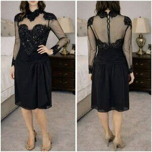 Still NWT! VTG Ruben Panis Couture Black Dress $1,100